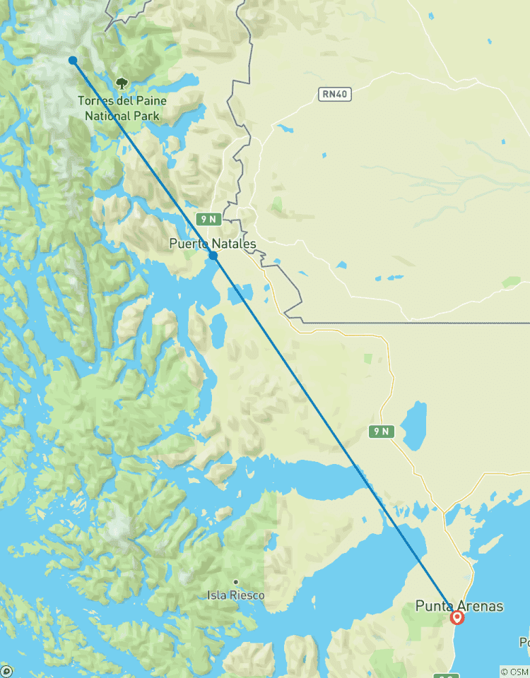 Patagonische trektocht: het beste van Torres del Paine (5 dagen / 4 nachten)-rondreis
