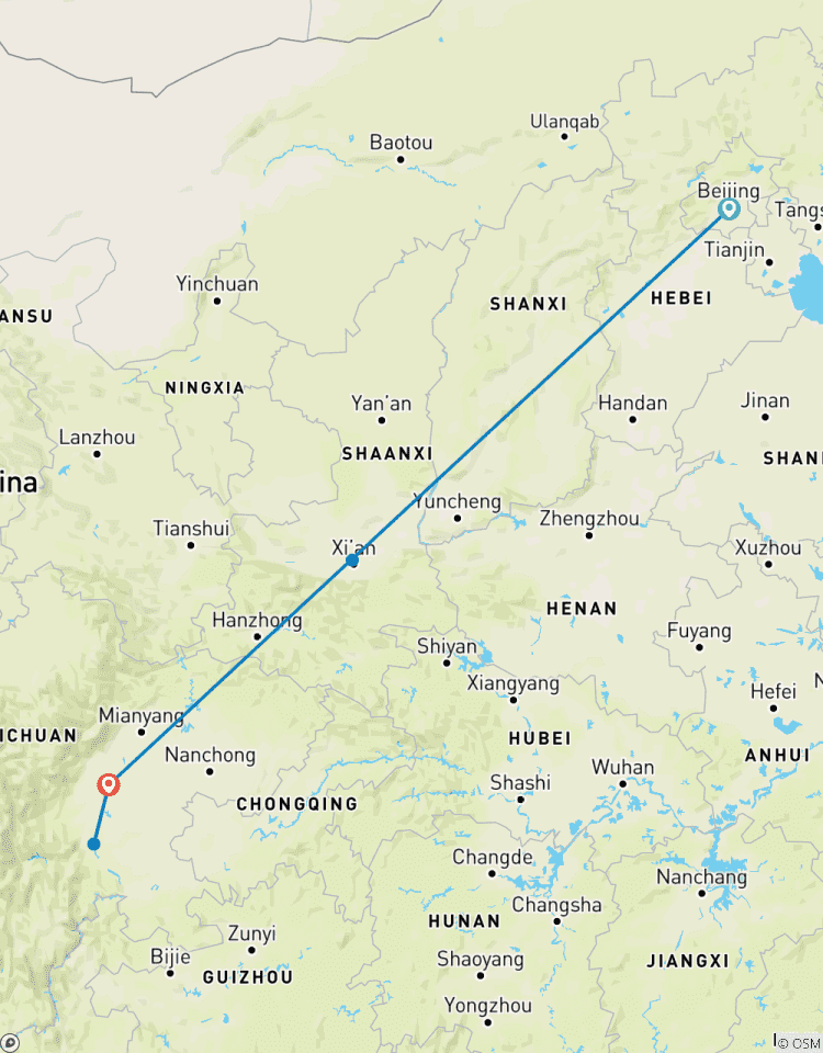 Oude hoofdsteden & pandavonturen: 9-daagse rondreis door Beijing, Xi\'an & Chengdu-rondreis