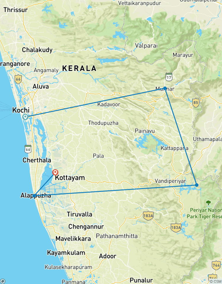 Circuito Kerala encantadora: 8 días de viaje guiado privado