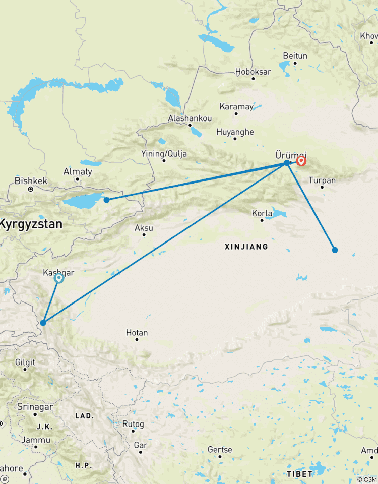 11 Daagse Xinjiang Groepsreis naar Kashgar en het Kanasmeer-rondreis