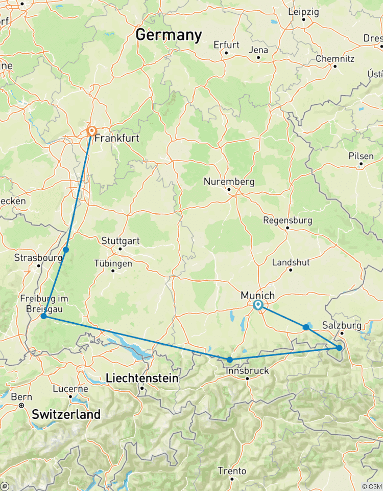 Bayern und der Schwarzwald Rundreise