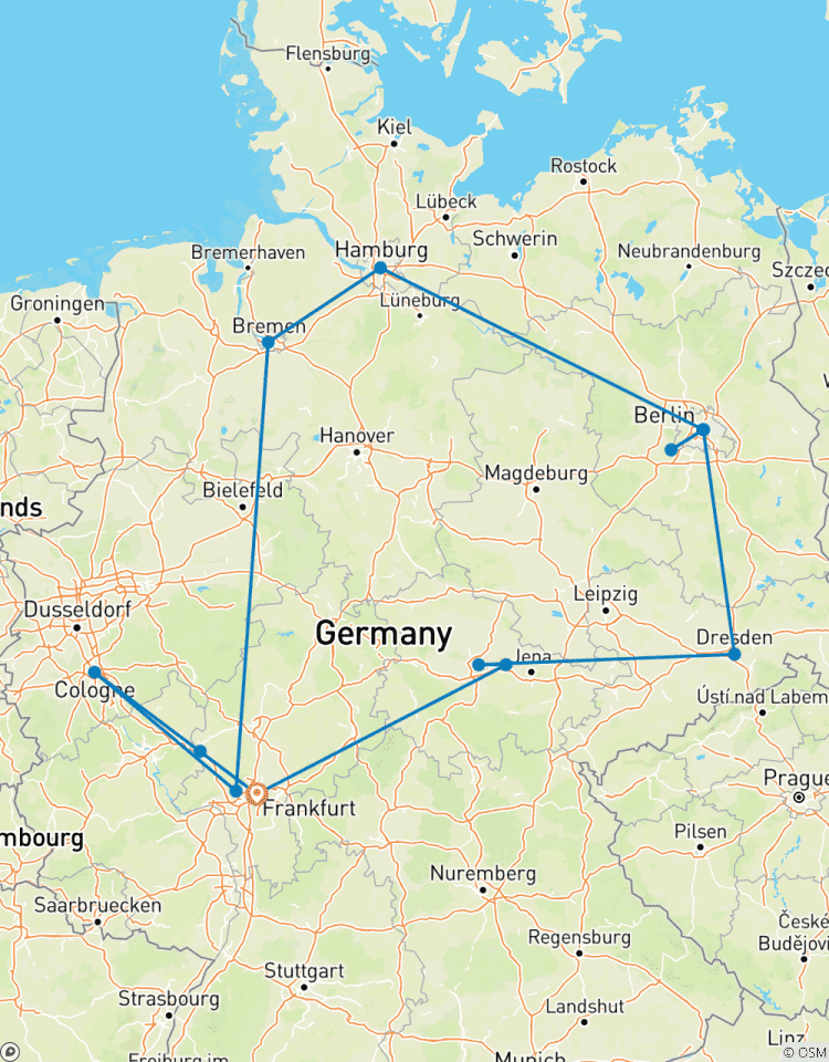 German Metropolis Self Drive Tour