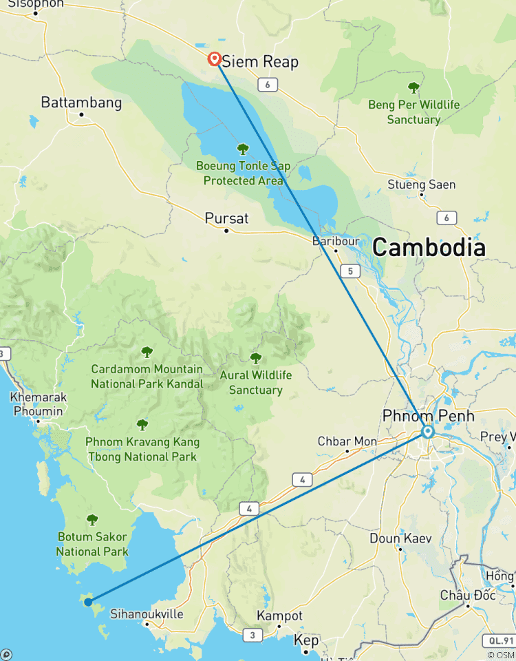 9-daags Cambodja Kernavontuur-rondreis