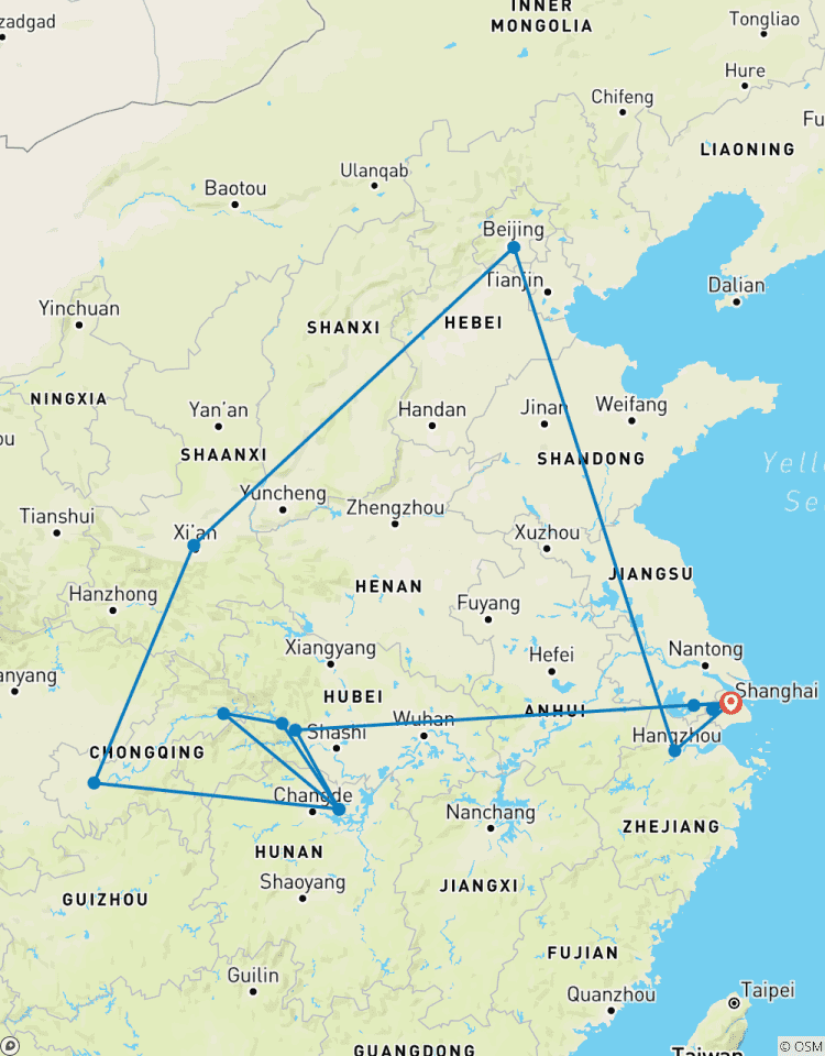 Private Tour:15days China Highlight-Shanghai, Beijing,Xi\'an, Yangtze River Cruise Tour