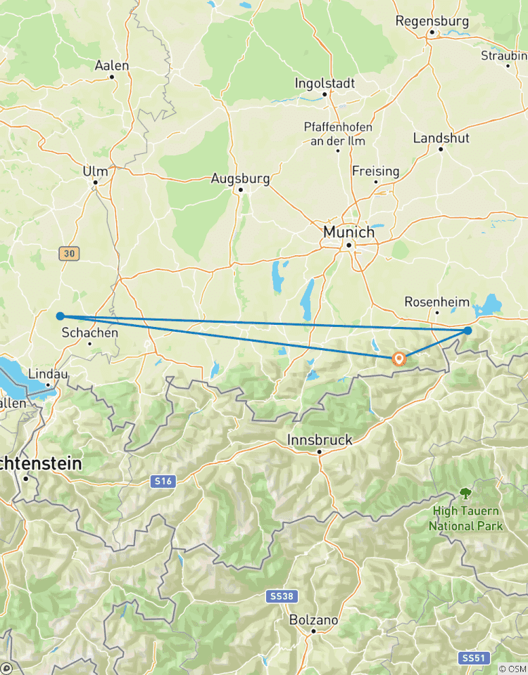 Alpenoversteek van Spitzingsee naar Sterzing met bagagetransfer-rondreis
