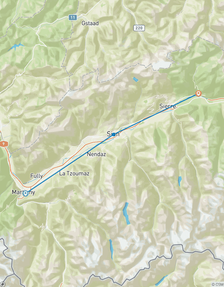 Circuito Ruta del Vino del Valais (4 días)