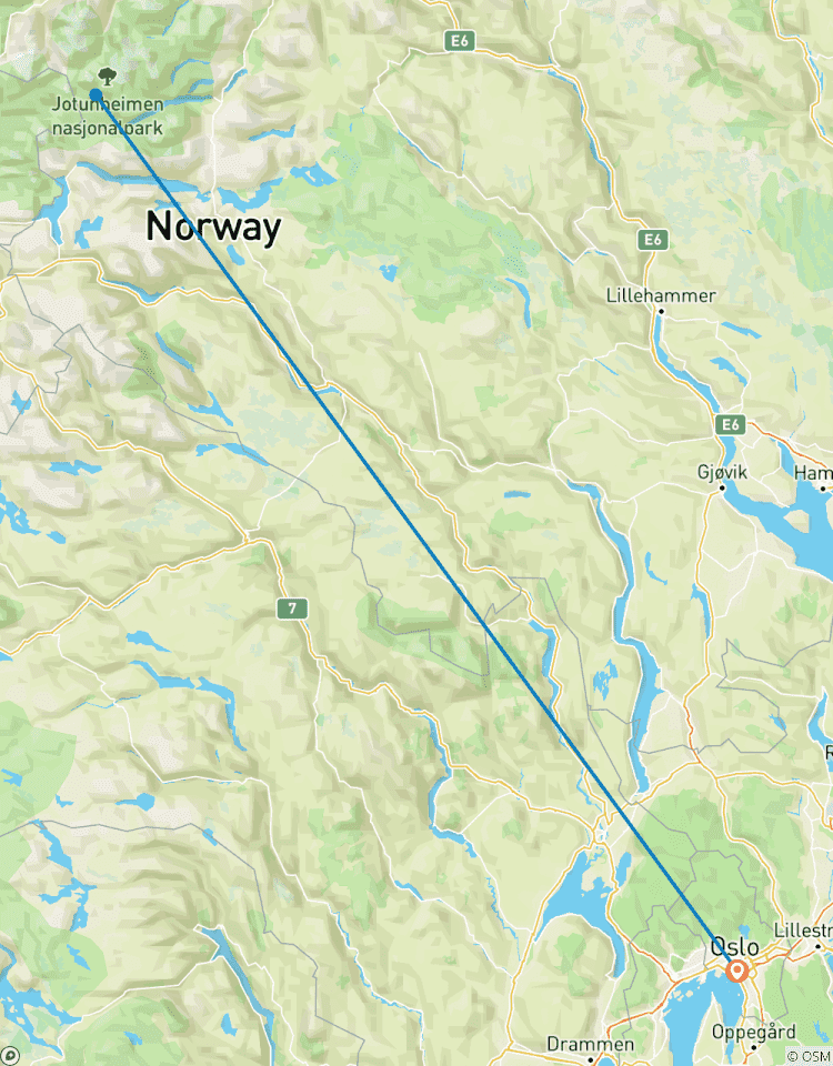 Norwegen Jotunheimen-Entdeckung: Große Rundtour (8 Tage) Rundreise
