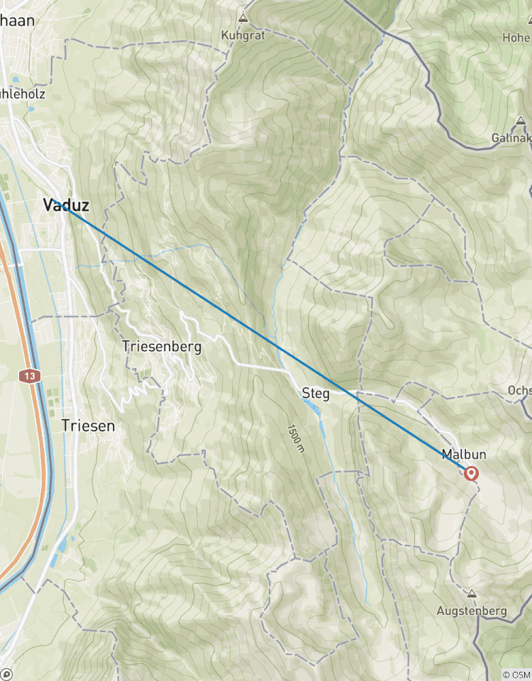 Circuito Liechtenstein variante cabaña: País pequeño, muy grande (6 días)