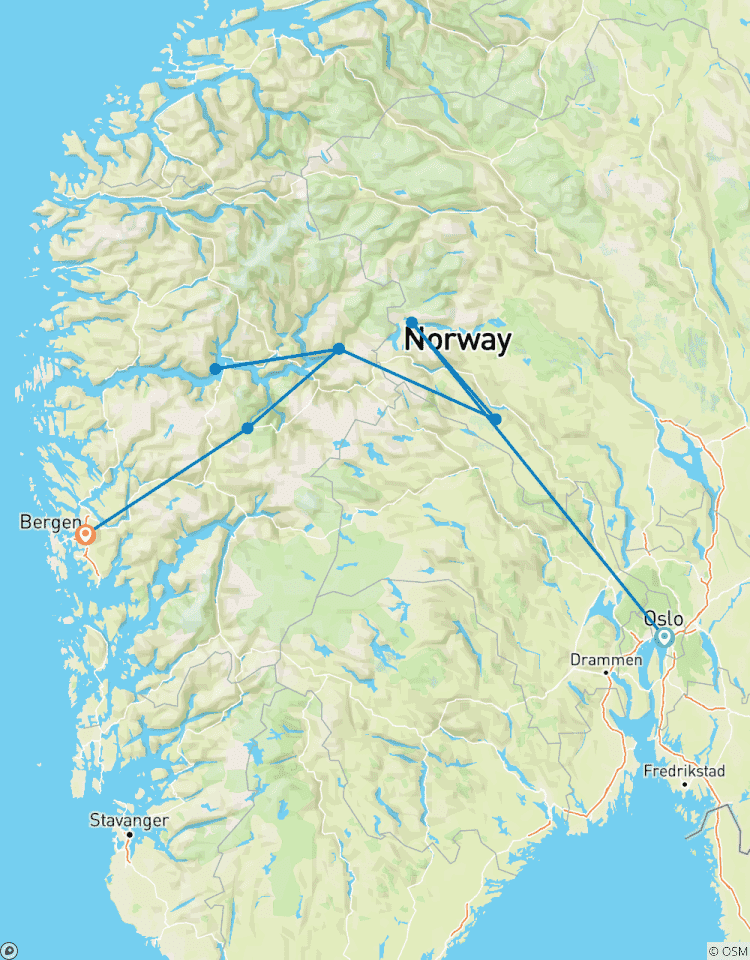 Das Beste aus Jotunheimen und Sognefjord (9 Tage) Rundreise