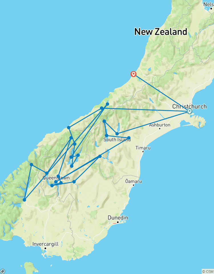 Neuseeland - Naturparadies Südinsel (10 Tage) Rundreise
