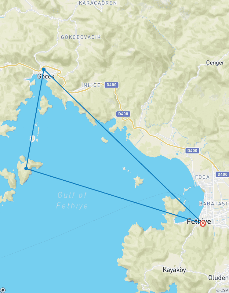 Gulf of Fethiye Cruise - 8 days Tour