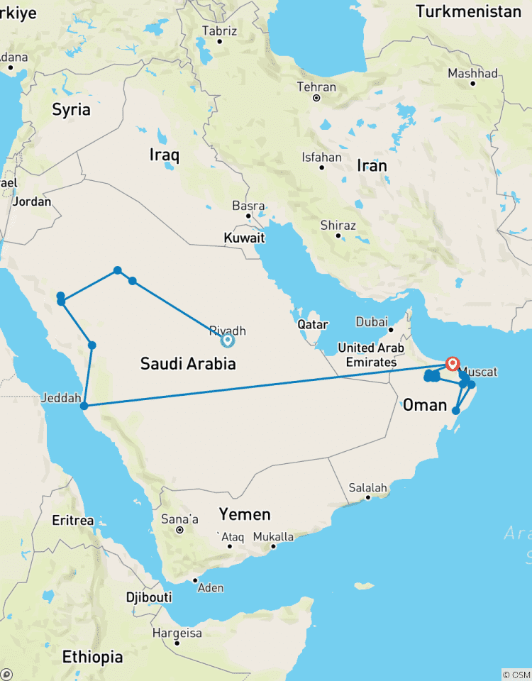 KSA & OMAN : Fusion arabe circuit