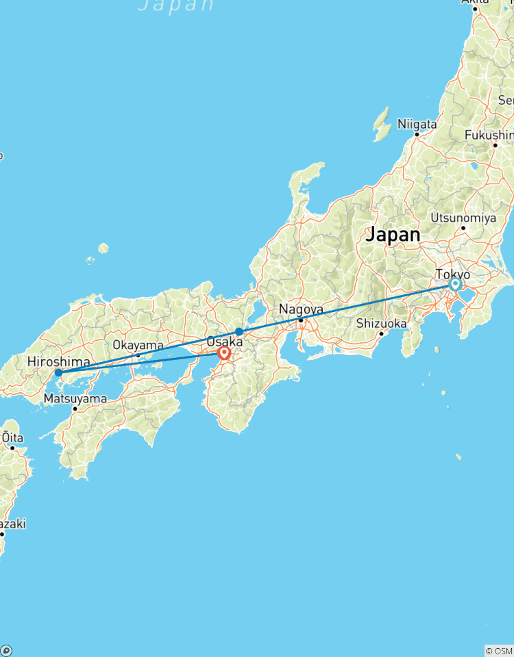 Découvrez le Japon - Nourriture et cycle circuit