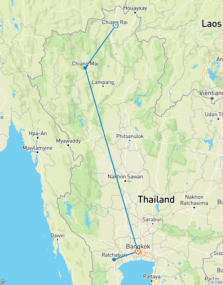 Thai Trio Explorer - 10 jours 9 nuits circuit