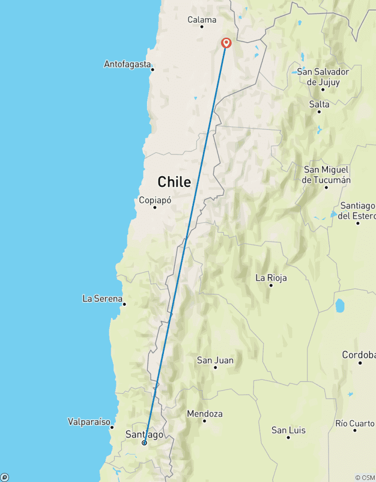 12 Days, Chile, The Great Opportunity to visit lakes, desert, and volcanoes all in one country Tour