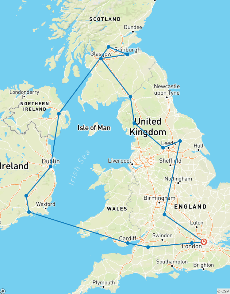 Großbritannien und Irland Delight ab 8 Tage (17 Destinationen) Rundreise