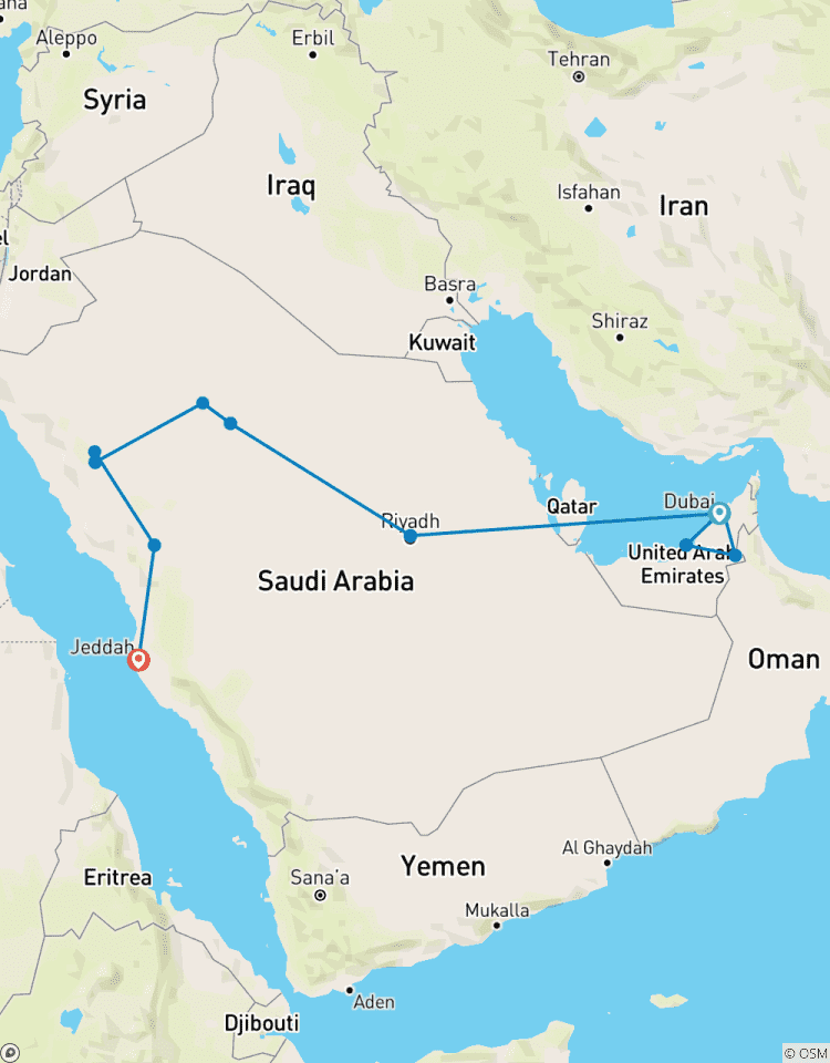 Circuito EAU Y KSA: Doble delicia árabe