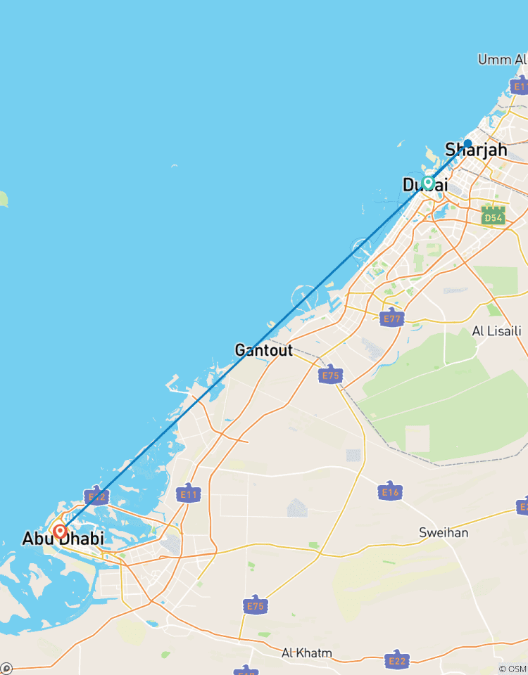 DUBAI & ABU DHABI VALUE FIT TOUR Rundreise