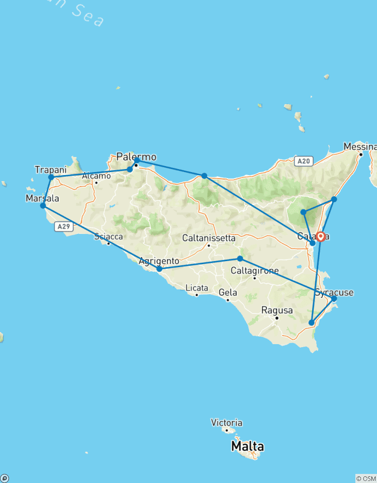 Circuit de Sicile - 9 Jours (maximaal 20 deelnemers)-rondreis