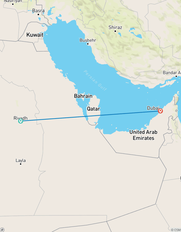 RIYADH & DUBAI VALUE FIT TOUR Rundreise