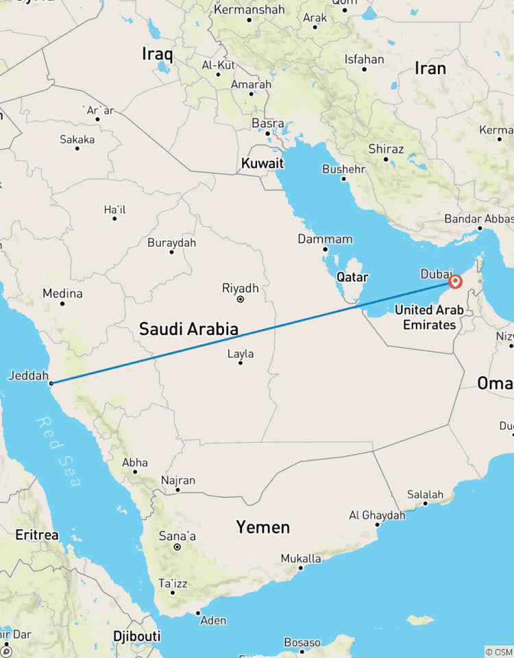 JEDDAH & DUBAI VALUE FIT TOUR Rundreise