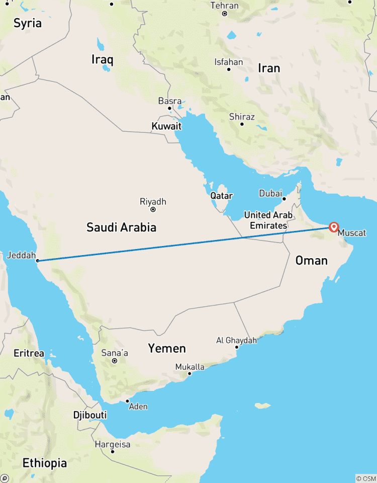 JEDDAH & MUSCAT VALUE FIT TOUR circuit