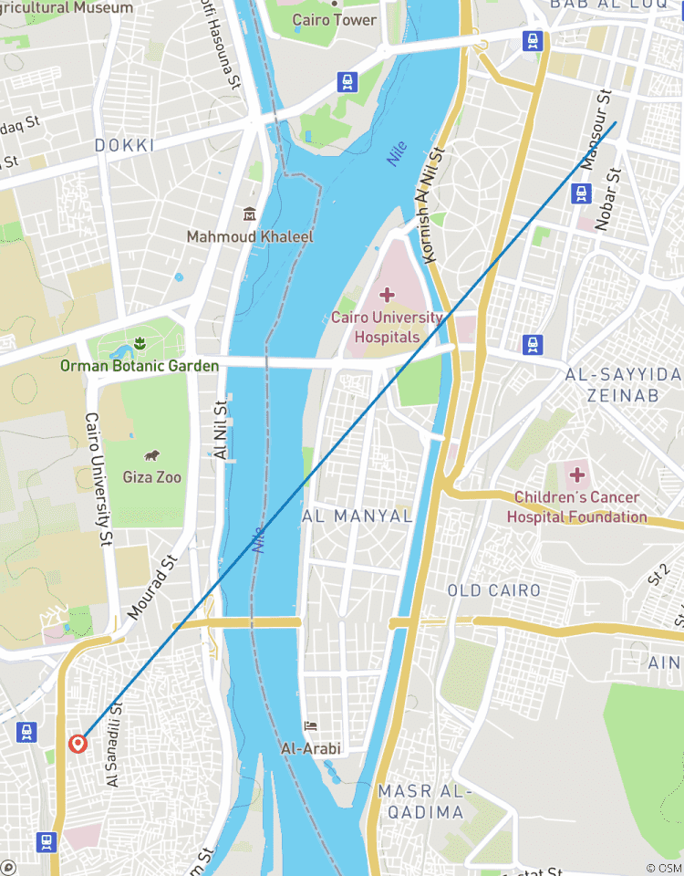 Transfer: Enkele reis luchthaven Caïro (aankomst of vertrek)-rondreis