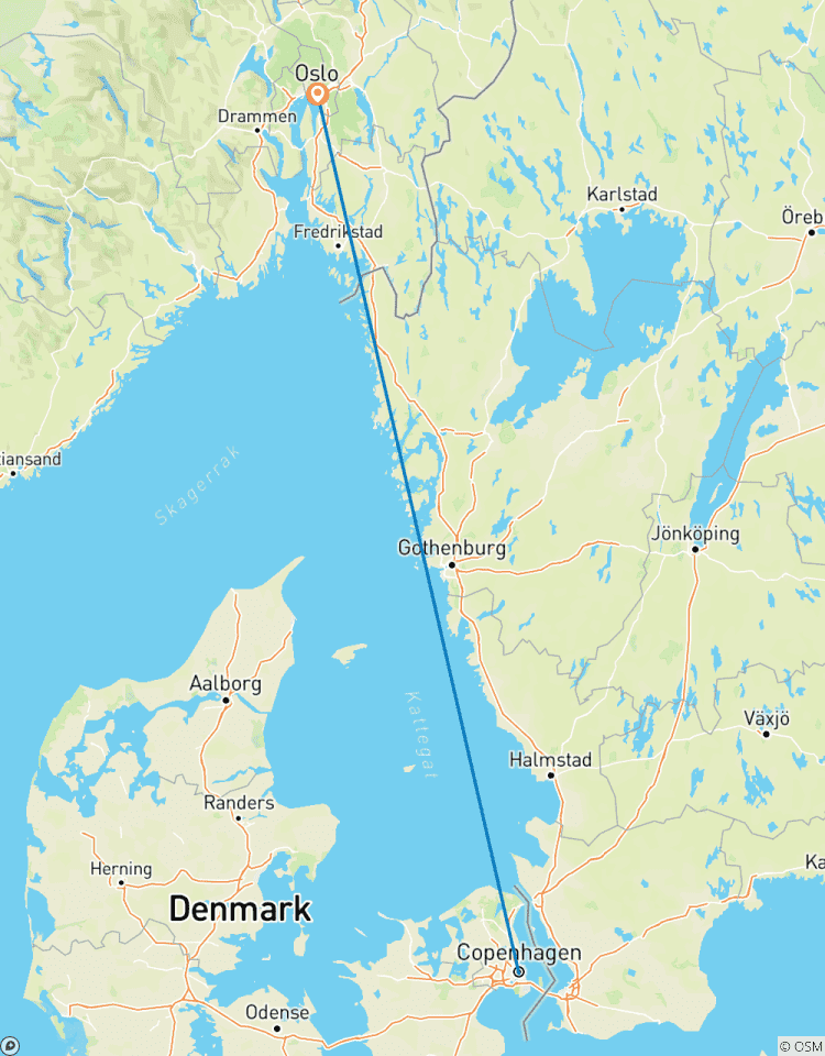 Best of Copenhagen & Oslo Cruise Tour