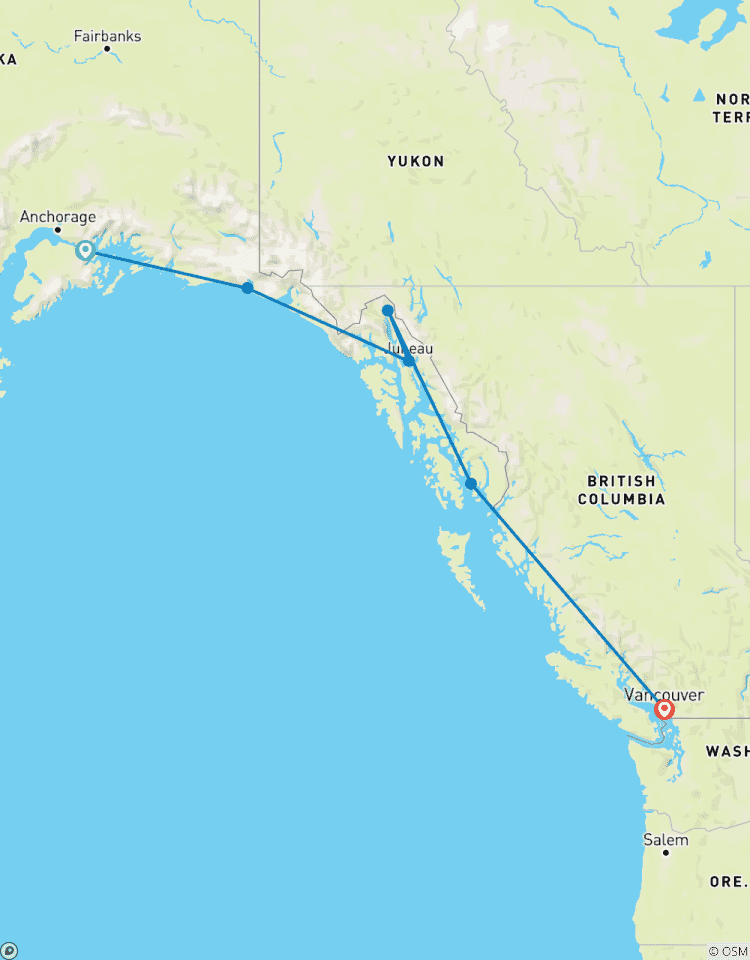 Alaska Glacier Singles Cruise-rondreis