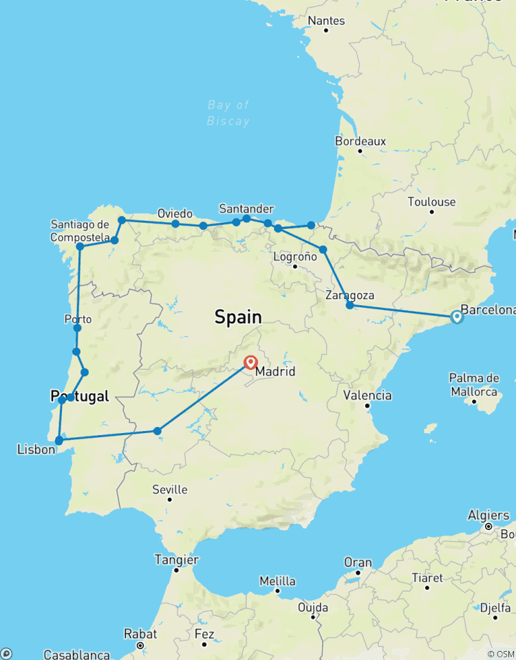 Circuito Viaje Premium en Grupo Reducido de 17 Días por el Norte de España y Portugal