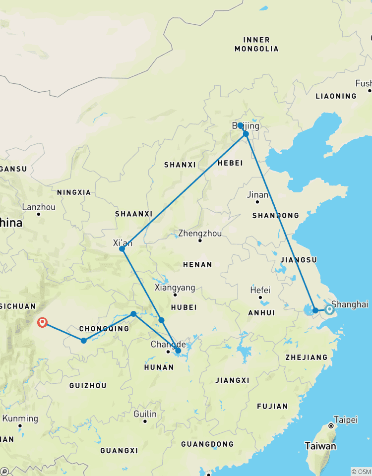 Circuito 15 días China al Descubierto con el río Yangtsé y Chengdu