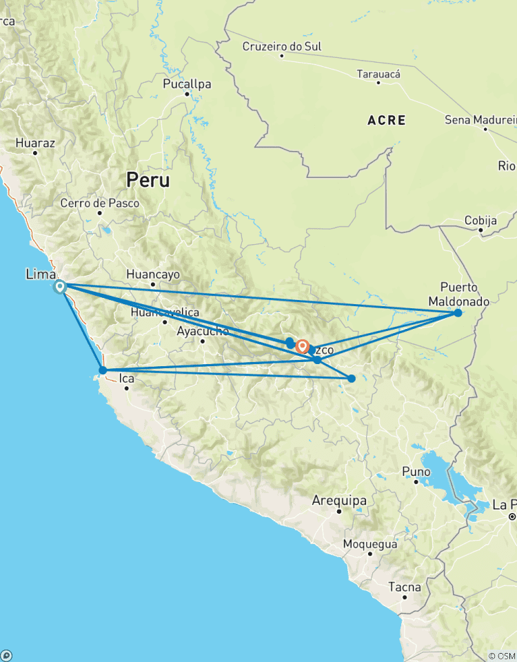 Circuito Viaje en grupo reducido Premium de 11 días por lo más destacado de Perú