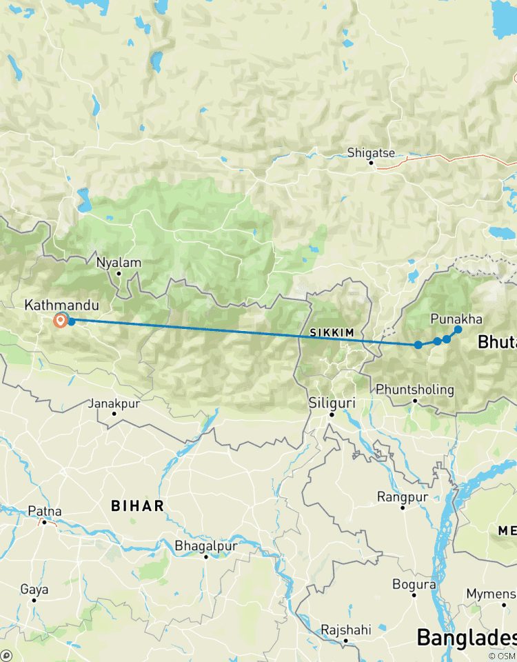 Circuito Gemas del Himalaya con el Viaje Privado a Nepal y Bután