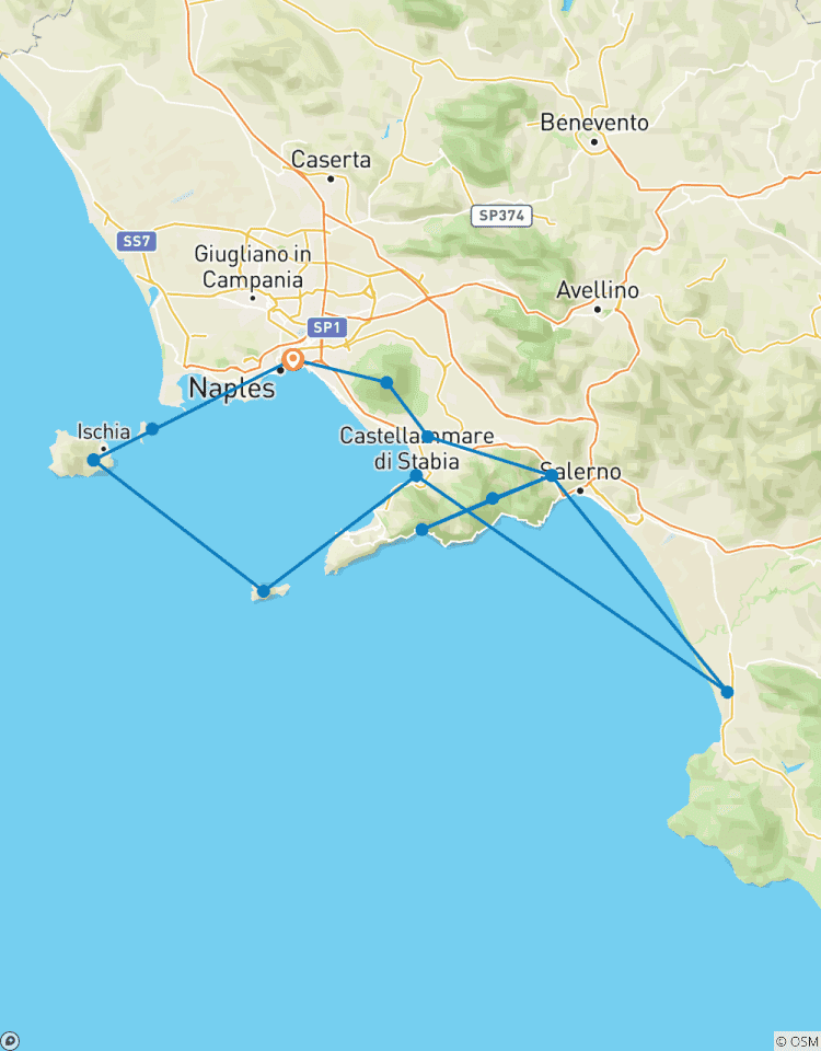 La magie du golfe de Naples - Capri, Ischia et la mer circuit