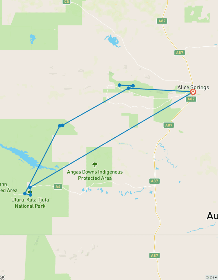 Central Australia Camping Adventure - 4 days Tour