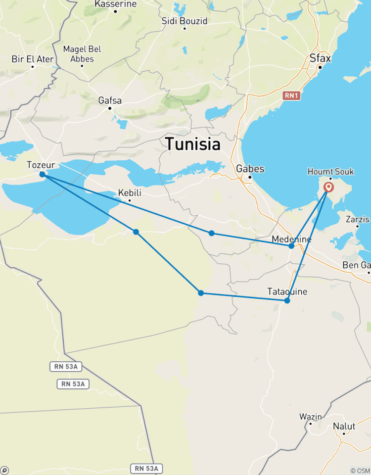 Tunisia 8-Day Singles Adventure: Culture, Desert Vibes & Island Chill Tour