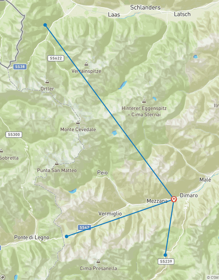 Circuito En el corazón del Trentino: senderismo por el Val di Sole (8 días)