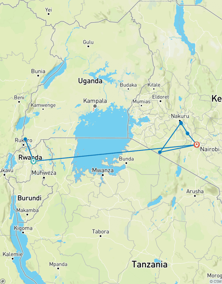 Premium Uganda, Rwanda & Kenya Tour