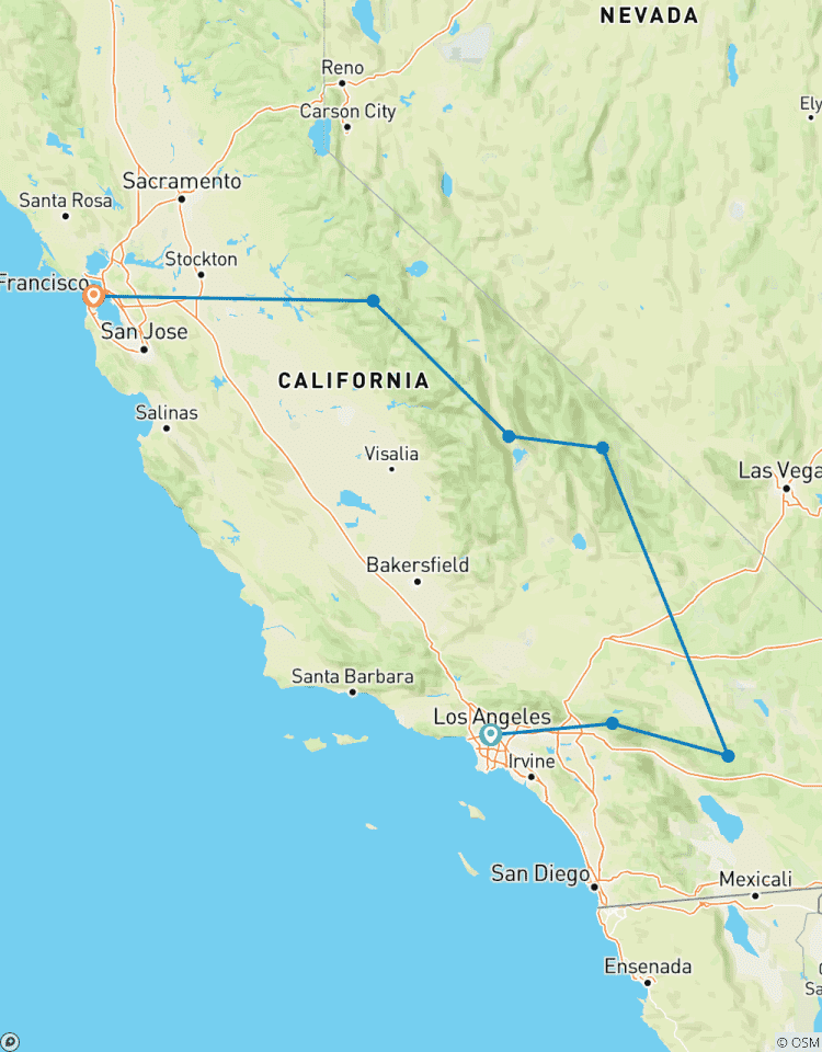 Best of California National Parks - 6 days Tour