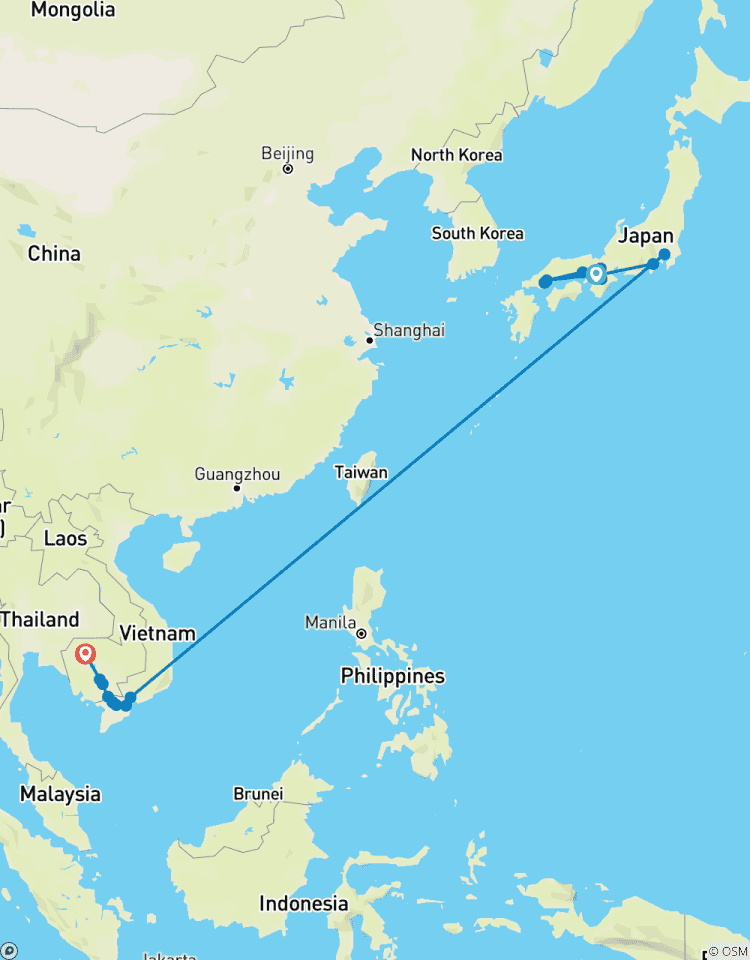 Circuito Maravillas de Japón, Vietnam y Camboya con Hiroshima
