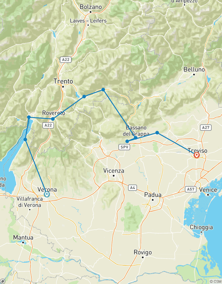 Fietsen van het Gardameer naar Venetië: De epische route-rondreis
