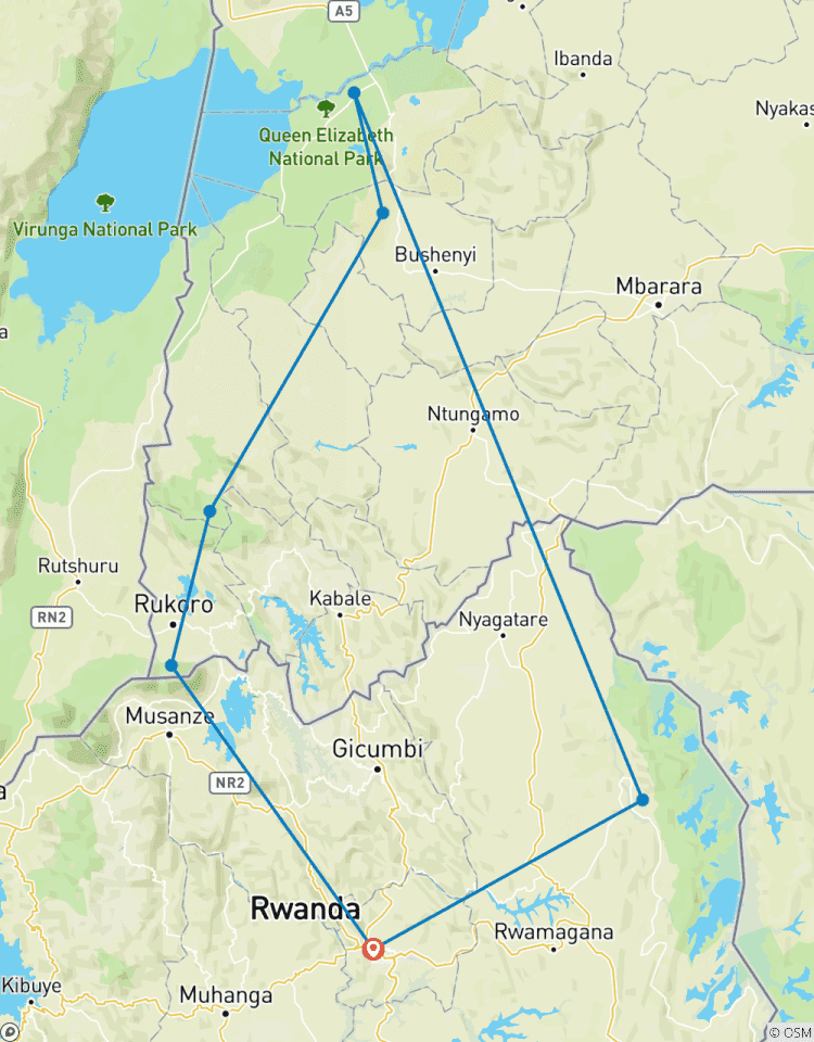 7-Day Rwanda Uganda Wildlife and Primate Safari Adventure Tour
