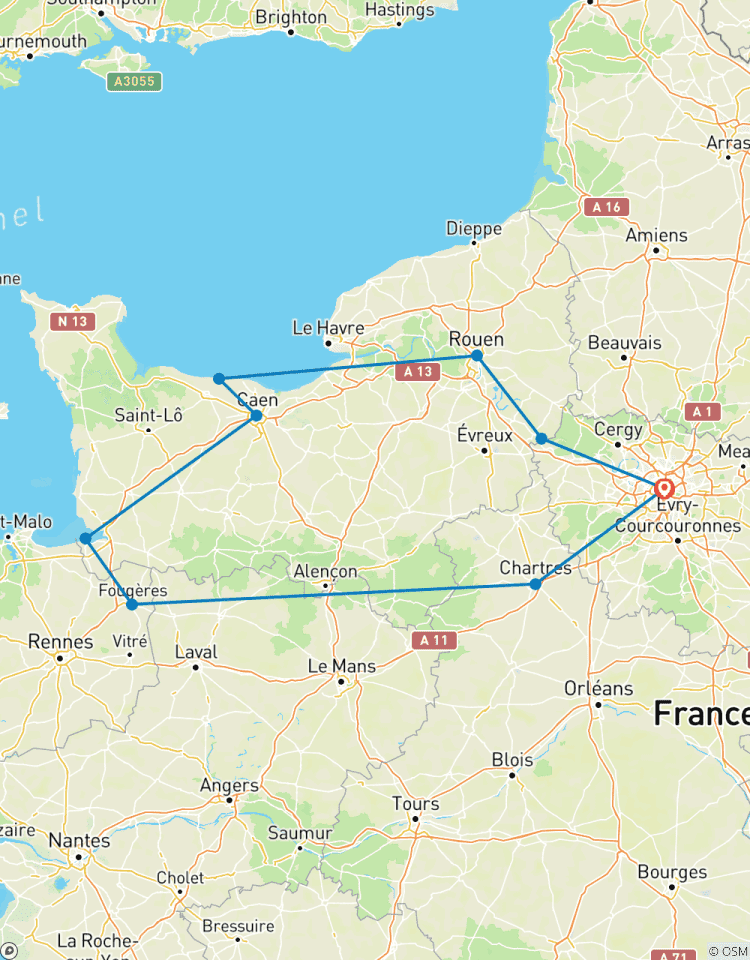 Brittany and Normandy Tour