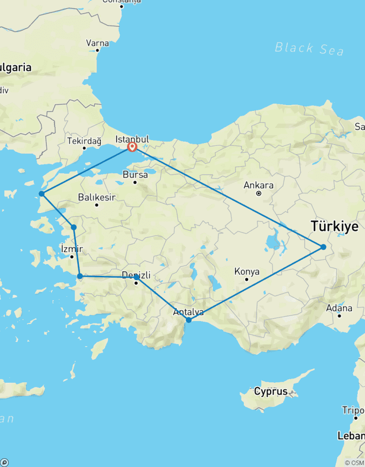 12 Days Treasures of Turkey Tour Tour
