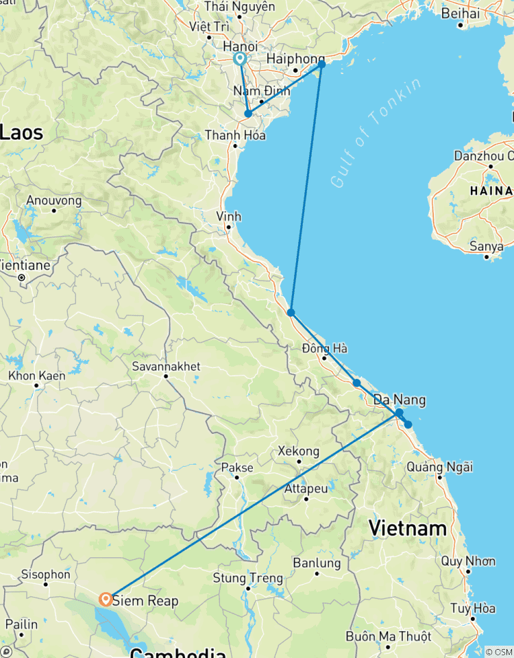 Majestueux Vietnam - du nord au centre avec Siem Reap circuit