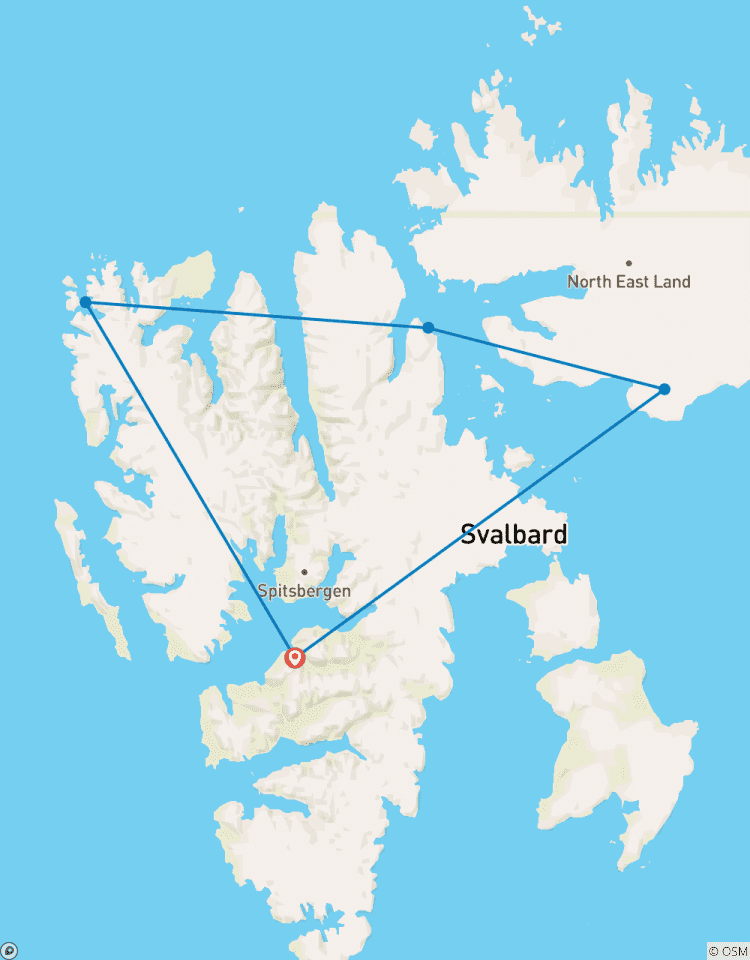 Spitzbergen Exklusiv zwischen Packeis & Mitternachtssonne Rundreise