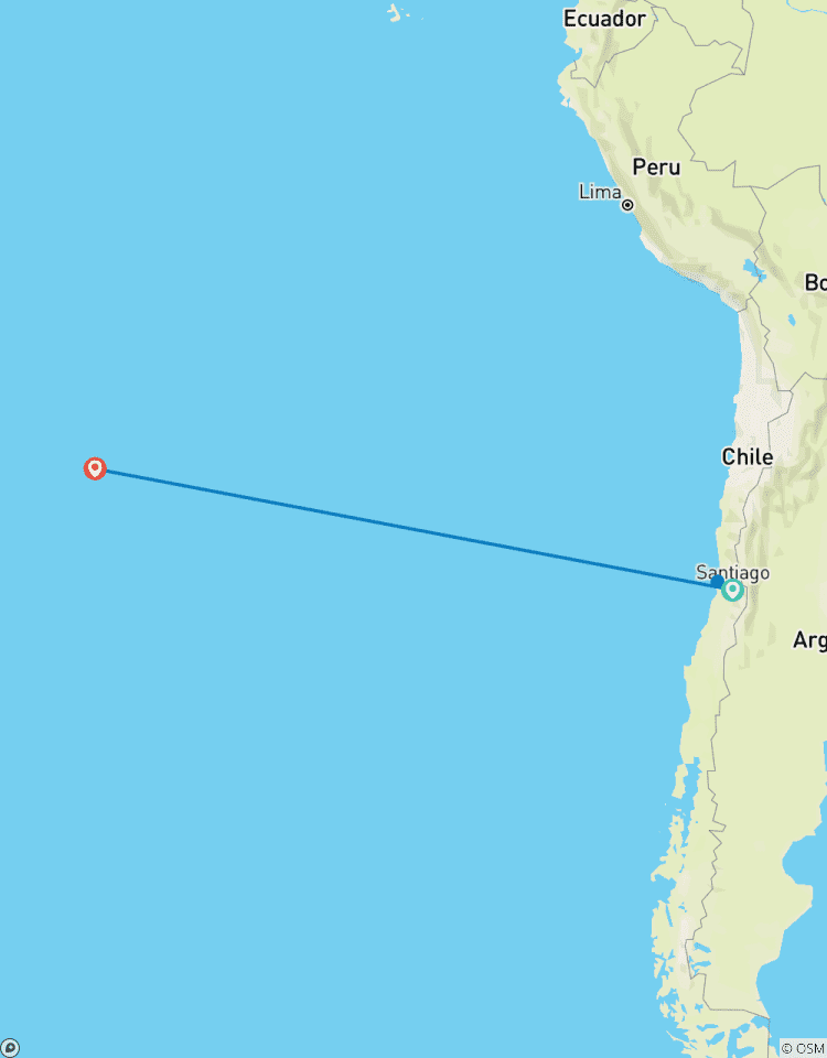 Chile: Santiago & Easter Island – 7DAYS/6 NIGHTS Tour