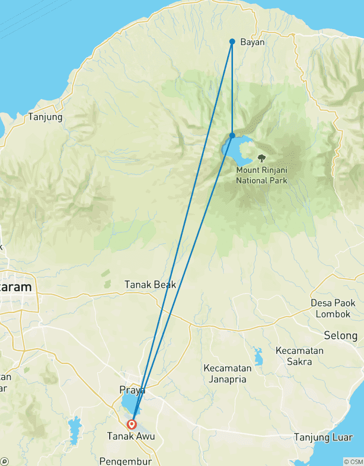 Circuito Esplendor del borde del cráter de Senaru