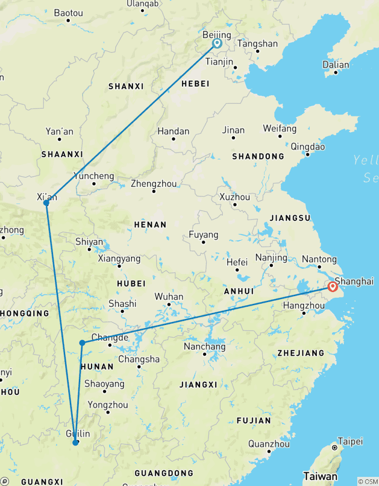 14 Days China Private Tour: Beijing-Xi\'an-Guilin-Zhangjiajie-Shanghai Tour