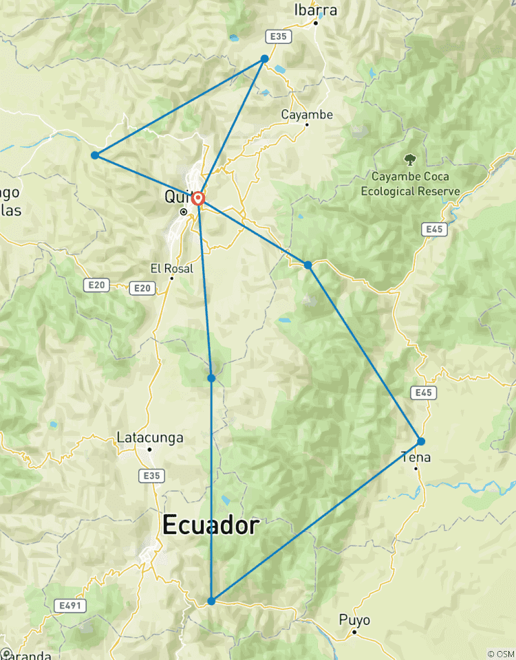 The Heart of Ecuador: Highlands to Amazon Adventure Tour